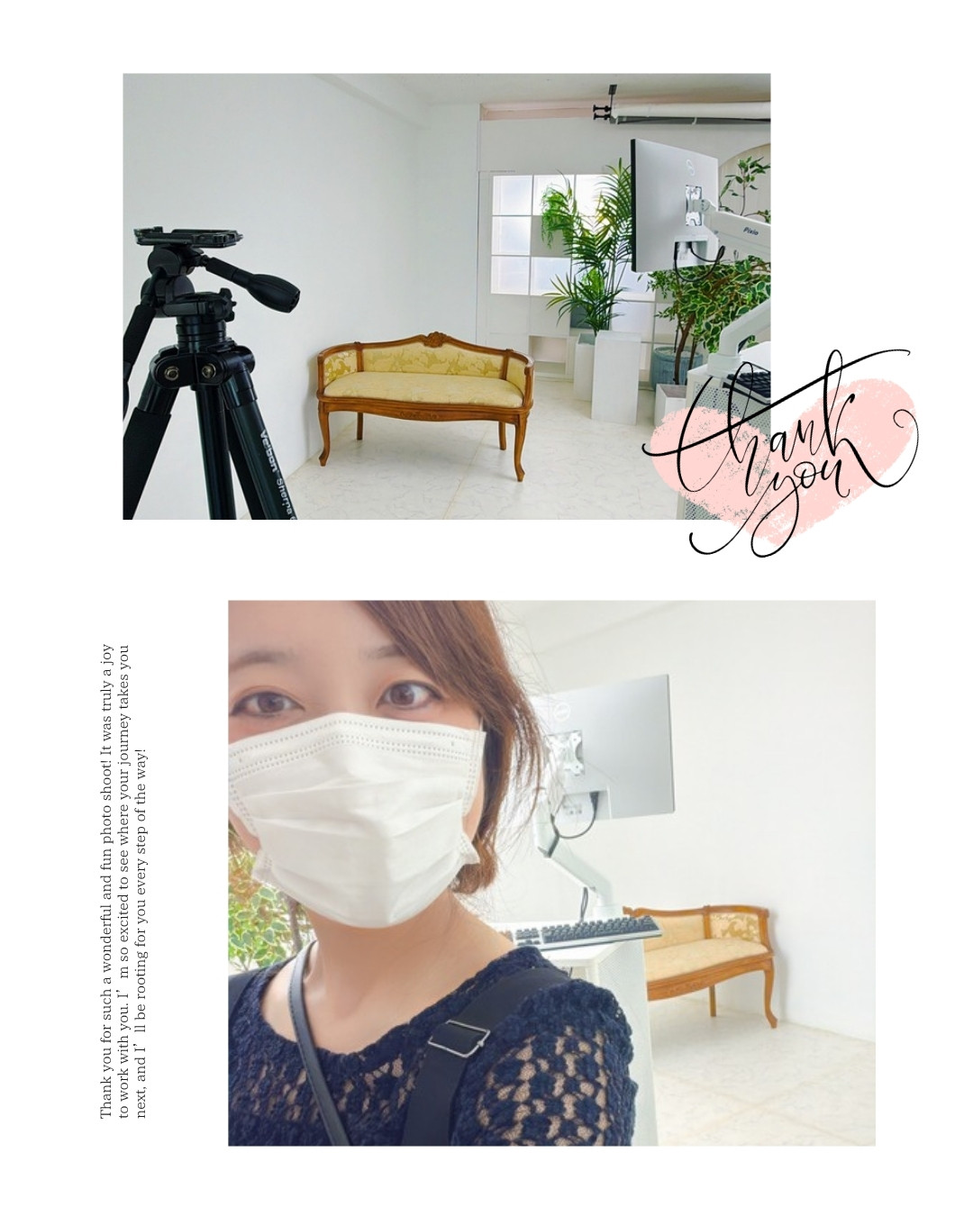 仙台のプロフィール写真スタジオ studioEnewのスタジオ風景